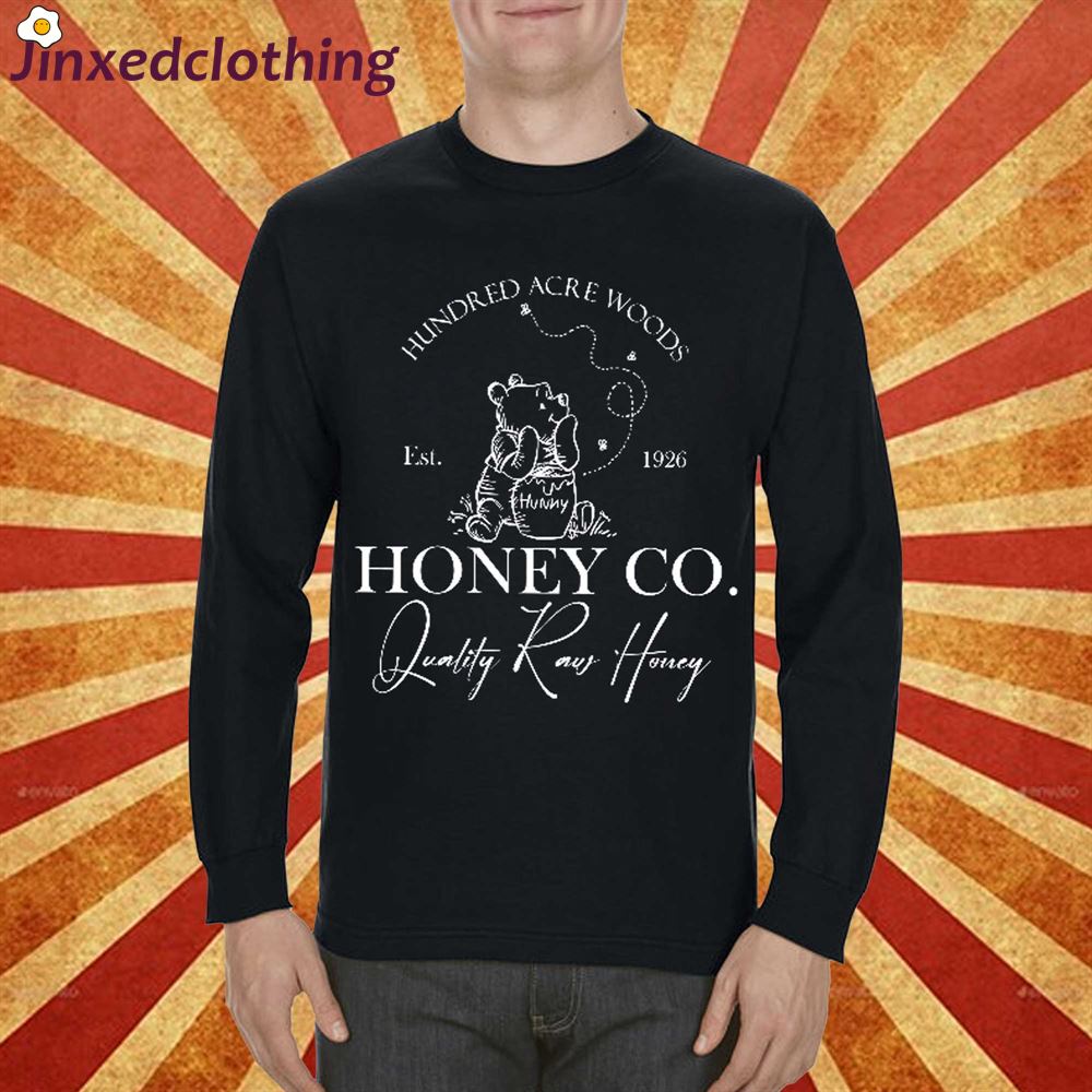 Vintage Hundred Acre Woods Honey Co Sweatshirt Retro Winnie The Pooh Est 1926 Winnie The Pooh Ears Shirt 